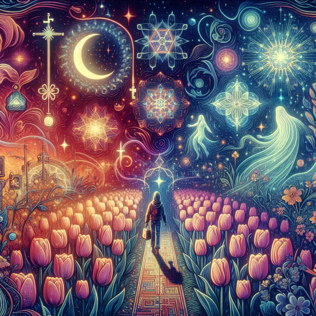Dream Interpretation: Walking Through Blooming Tulips at Dawn and Dusk – Unlock Mystical Meanings