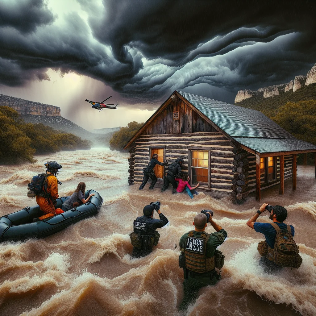 Nacogdoches 19-year-old Safe After Cabin Floats Away in Hill Country Flood Waters